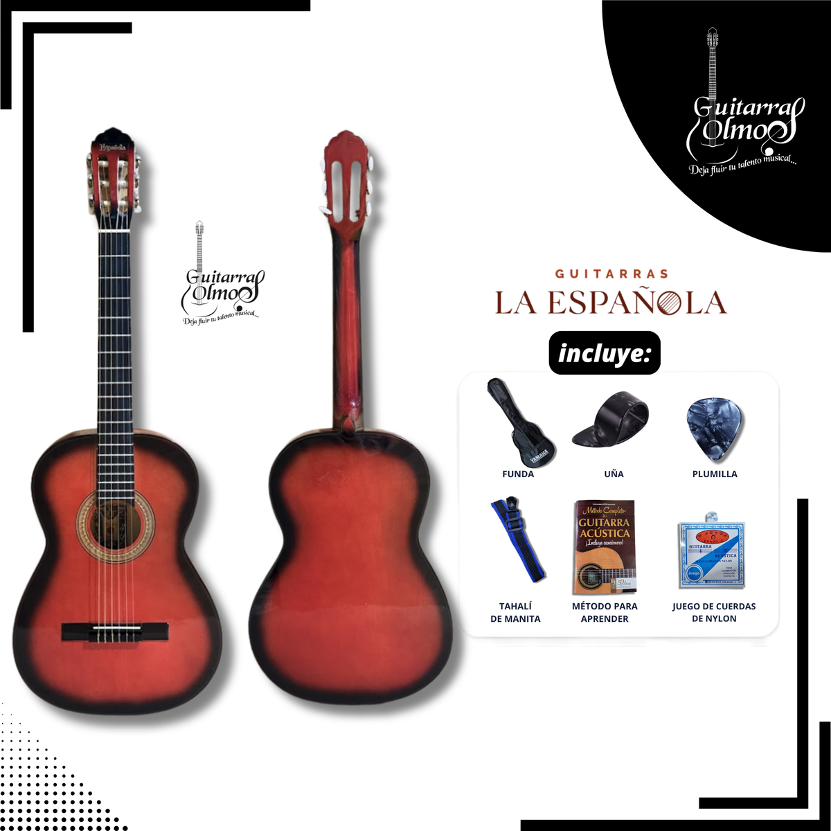 Guitarra Clásica "La Española" en paquete estandar