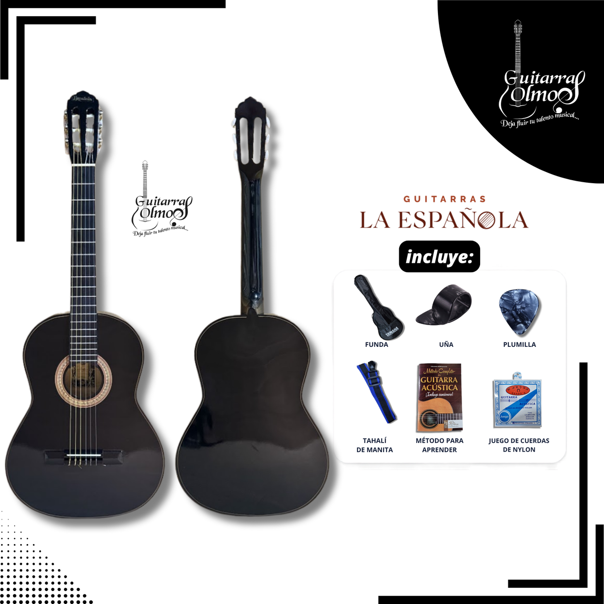 Guitarra Clásica "La Española" en paquete estandar