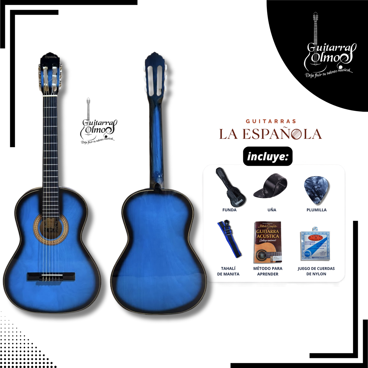 Guitarra Clásica "La Española" en paquete estandar
