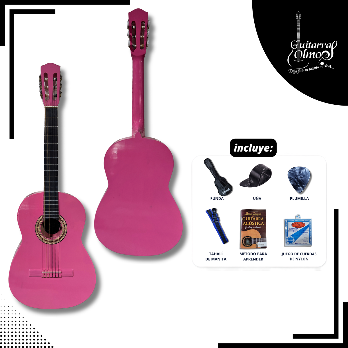 Guitarra clásica Olmos en paqute estandar