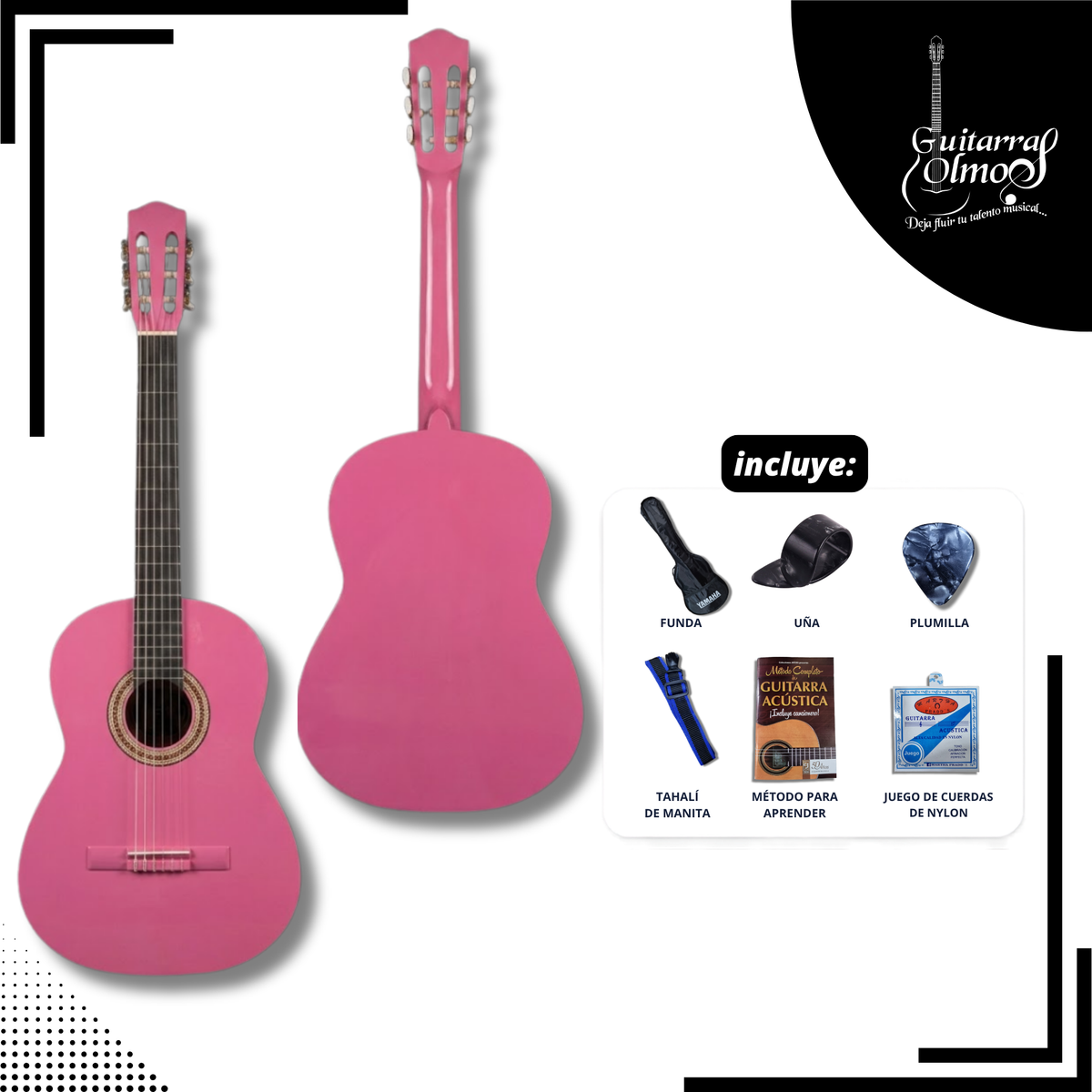 Guitarra clásica Olmos en paqute estandar