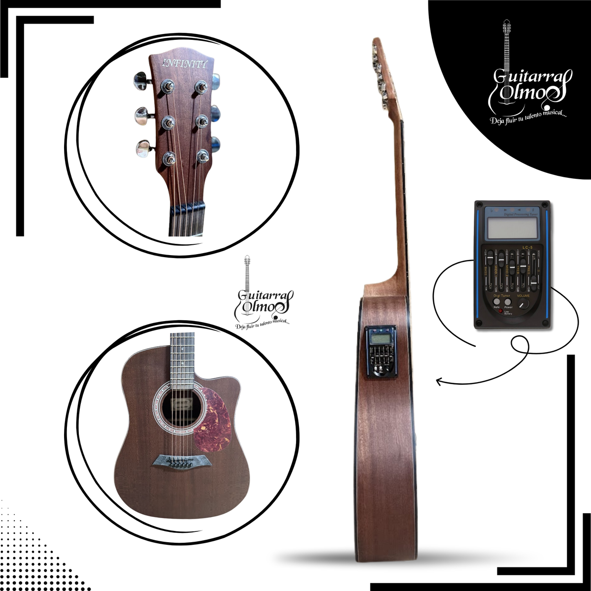 Guitarra Infinity Mahogany Electroacustica