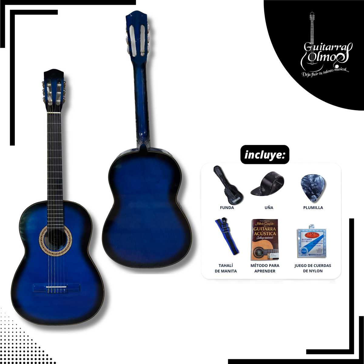 Guitarra clásica Olmos en paqute estandar