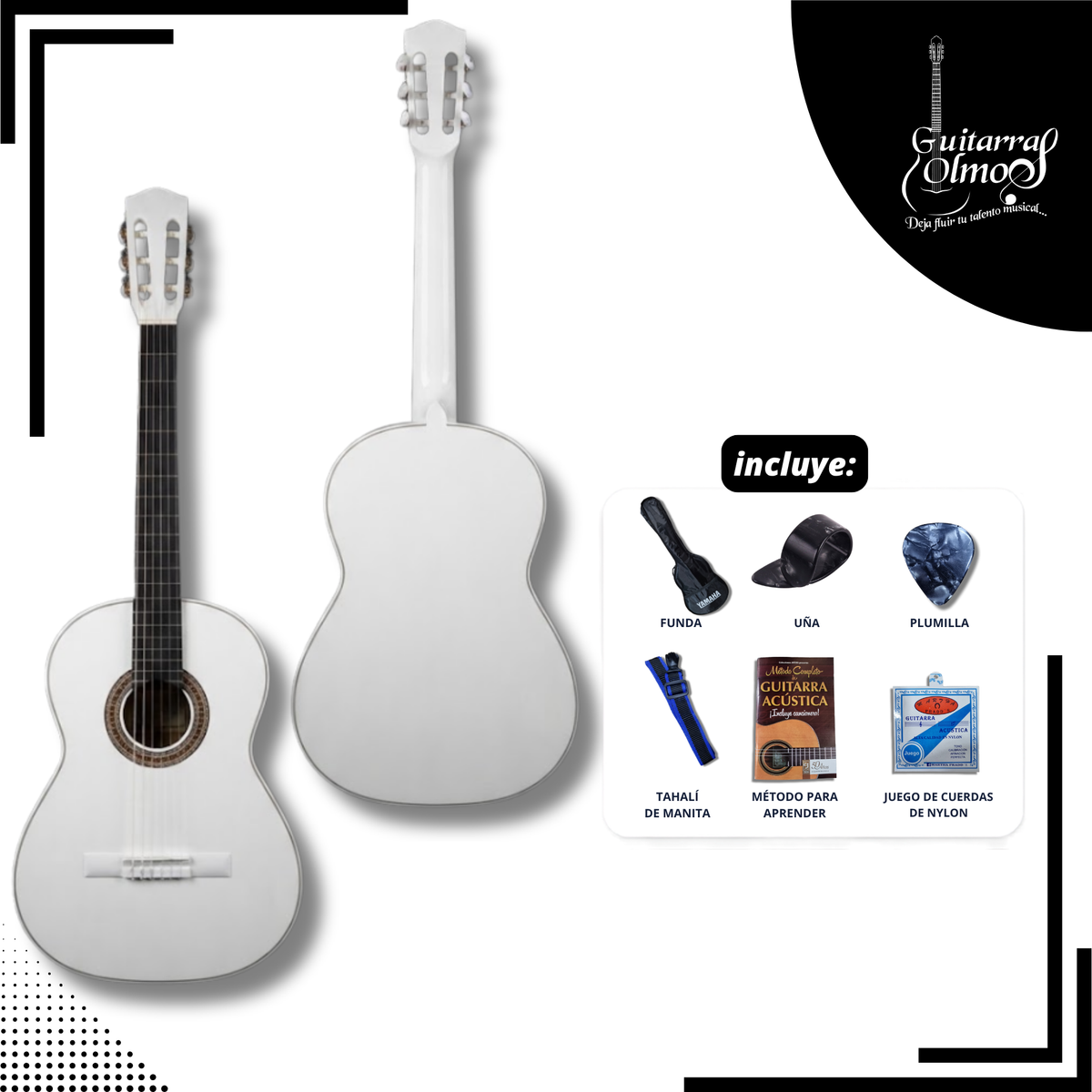 Guitarra clásica Olmos en paqute estandar